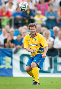 Stefan Schwarz i jubileumsmatchen VM-laget 1994 i Grevie 29