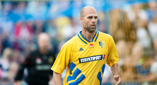 Teddy Lucic  i jubileumsmatchen VM-laget 1994 i Grevie 29