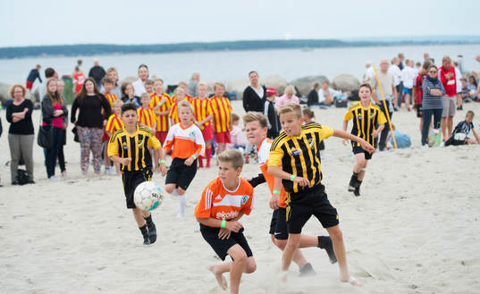 IFK Hässleholms pojkar födda 2002 i en match