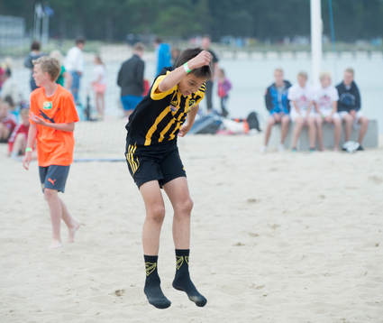 IFK Hässleholms pojkar födda 2002 i en match