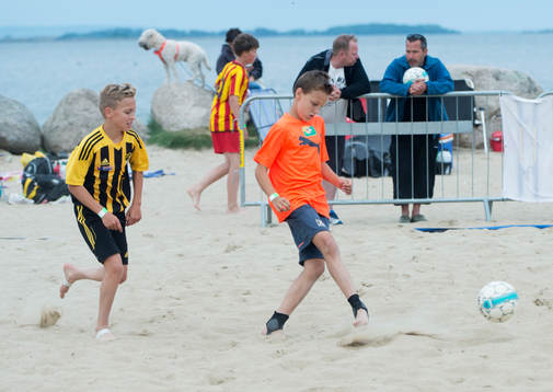 IFK Hässleholms pojkar födda 2002 i en match