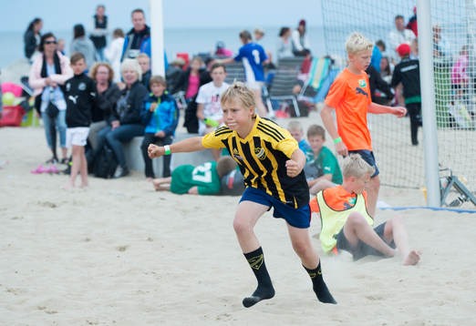 IFK Hässleholms Fabiasn Nygren pojkar födda 2002 i en