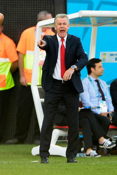 Schweiz förbundskapten Ottmar Hitzfeld