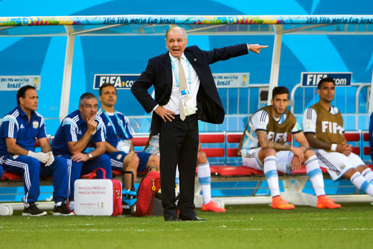 Argentinas förbundskapten Alejandro Sabella