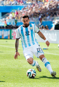 Argentinas Ezequiel Lavezzi