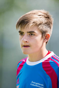 Östergötlands målvakt Jakob Wickström