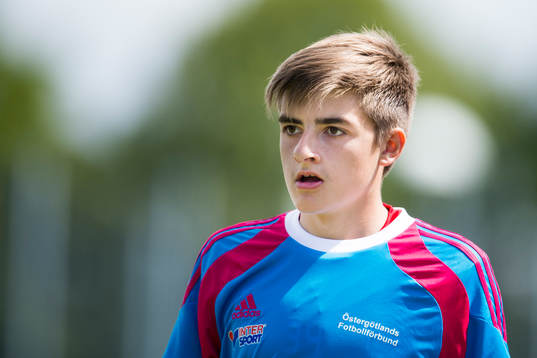 Östergötlands målvakt Jakob Wickström