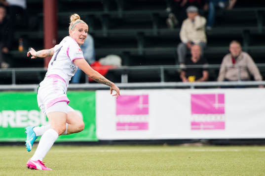 Rosengårds Anja Mittag jublar