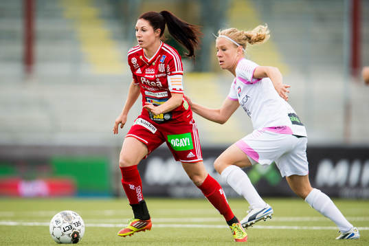 Piteås Josefin Johansson och Rosengårds Katrin Schmidt