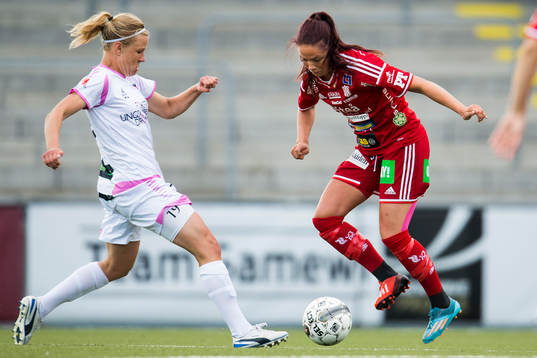 Rosengårds Katrin Schmidt och Piteås Jennifer Egelryd