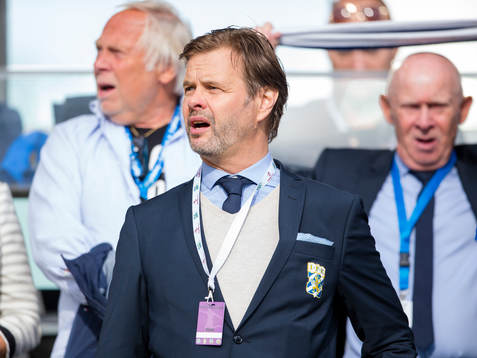 IFK Göteborgs ordförande Karl Jartun innan