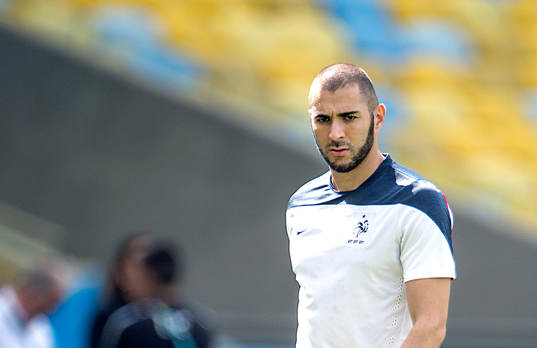 Frankrikes Karim Benzema