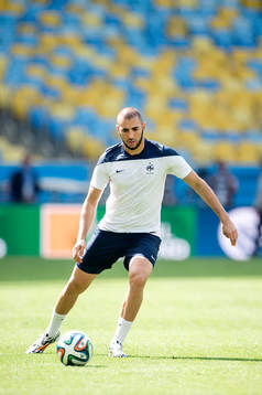 Frankrikes Karim Benzema