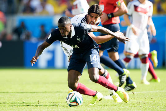 Frankrikes Blaise Matuidi och Tysklands Sami Khedira