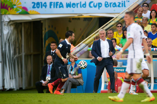 Frankrikes förbundskapten Didier Deschamps
