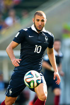 Frankrikes Karim Benzema