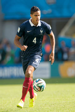 Frankrikes Raphael Varane