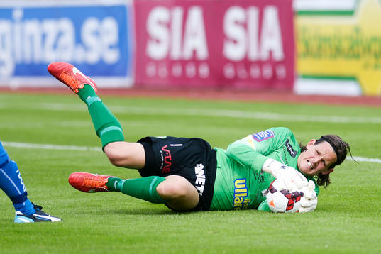 Falkenbergs målvakt Otto Martler