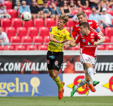 Kalmars David Elm gör 1-0
