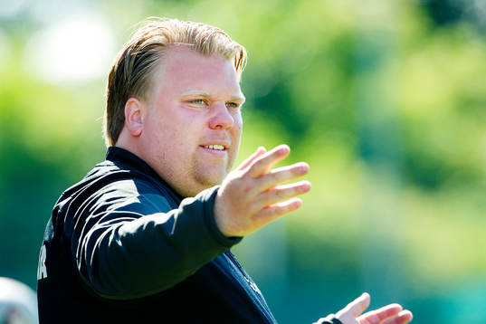 Eskilstunas tränare Viktor Eriksson