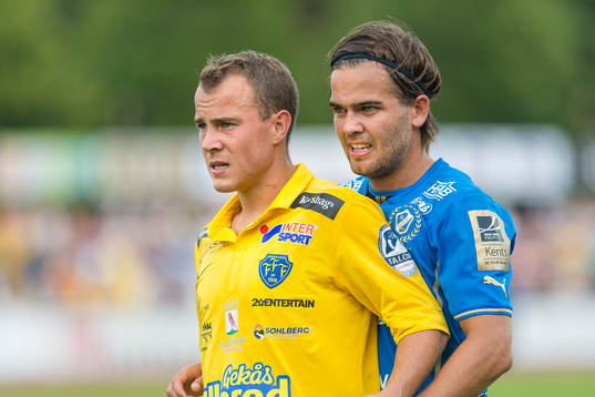 Falkenbergs Calle Wede och Halmstads Kristinn Steindorsson