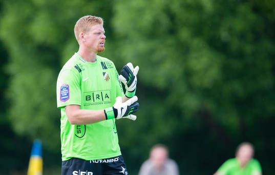 Häckens målvakt Christoffer Källqvist