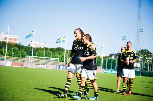 AIKs Nathalie Björn och Julia Molin deppar