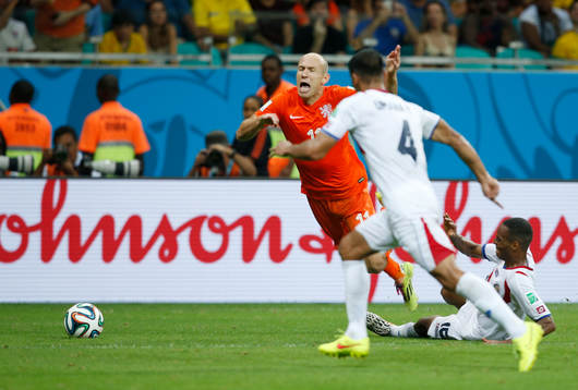 Football - Netherlands v Costa Rica - FIFA World Cup Brazil