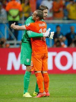 Football - Netherlands v Costa Rica - FIFA World Cup Brazil