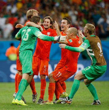 Football - Netherlands v Costa Rica - FIFA World Cup Brazil