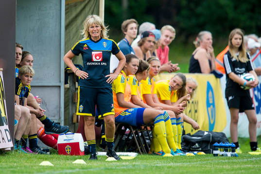 Sveriges förbundskapten Yvonne Ekroth