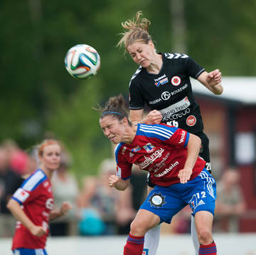 Vittsjös Jane Ross och Kristianstads Mia Carlsson i