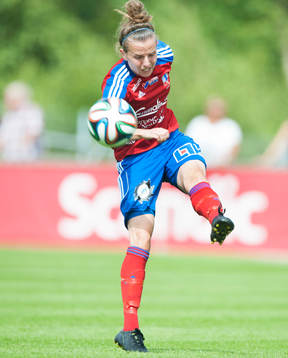 Vittsjös Hayley Lauder i matchen i damallsvenskan mellan