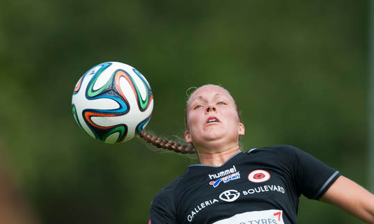 Kristianstads Therese Andersson i matchen i damallsvenskan