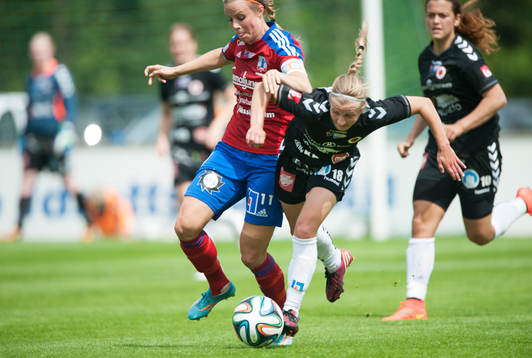 Vittsjös Sofie Andersson och Kristianstads Gudny Björk