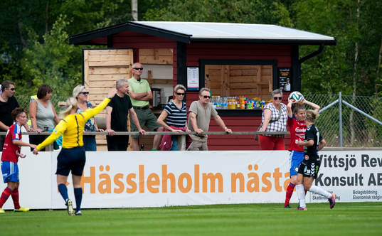 Kiosk i matchen i damallsvenskan mellan Vittsjö och