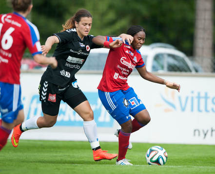 Kristianstads Marija Banusic och Vittsjös Ifeoma Dieke i