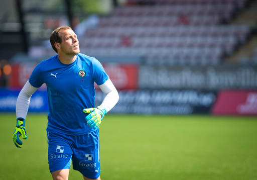 Örebros målvakt Ludwig Bergström