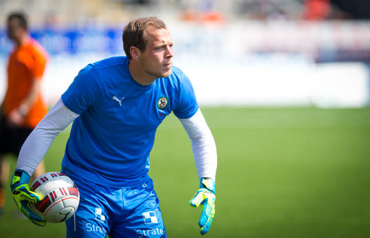 Örebros målvakt Ludwig Bergström