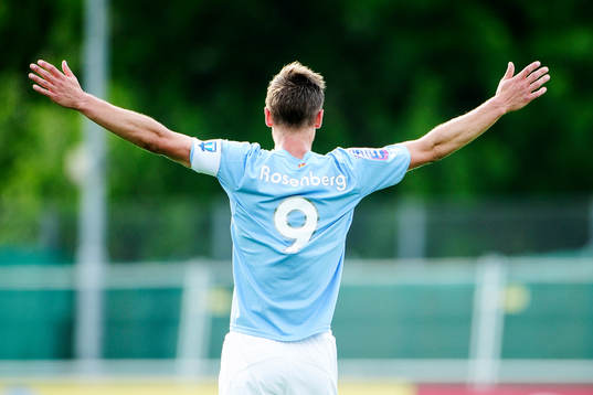 Malmö FFs Markus Rosenberg jublar