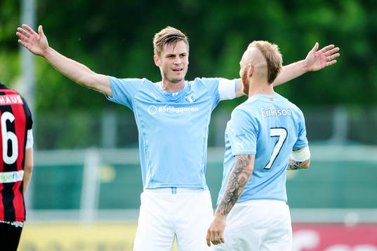 Malmö FFs Markus Rosenberg jublar