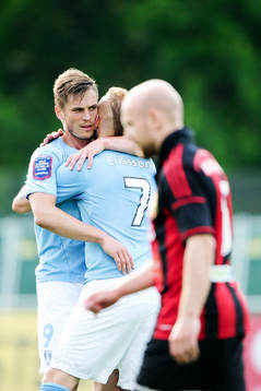 Malmö FFs Markus Rosenberg jublar