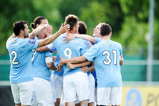 Malmö FFs Markus Rosenberg jublar