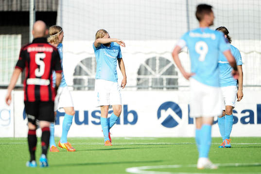Malmö FFs spelare deppar
