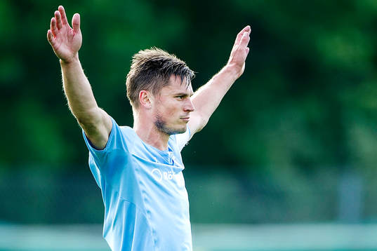 Malmö FFs Markus Rosenberg jublar