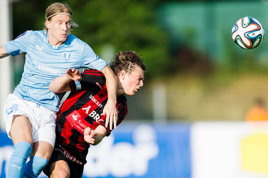 Malmö FFs Markus Halsti mot Brommapojkarnas Jesper