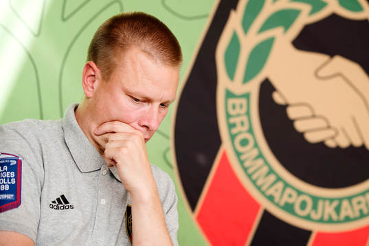 Brommapojkarnas tränare Stefan Billborn
