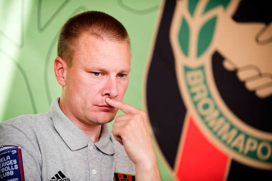 Brommapojkarnas tränare Stefan Billborn