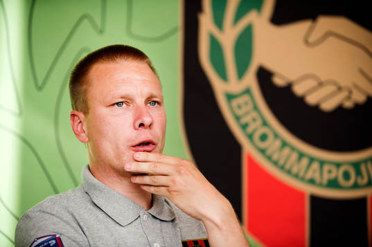 Brommapojkarnas tränare Stefan Billborn