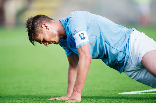 Malmö FFs Markus Rosenberg deppar